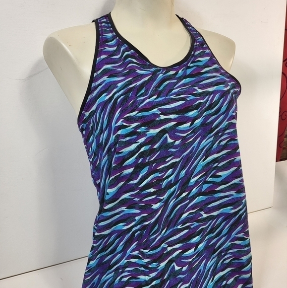 Ivivva Blue & Purple Patterned Tank Top - Picture 2 of 6